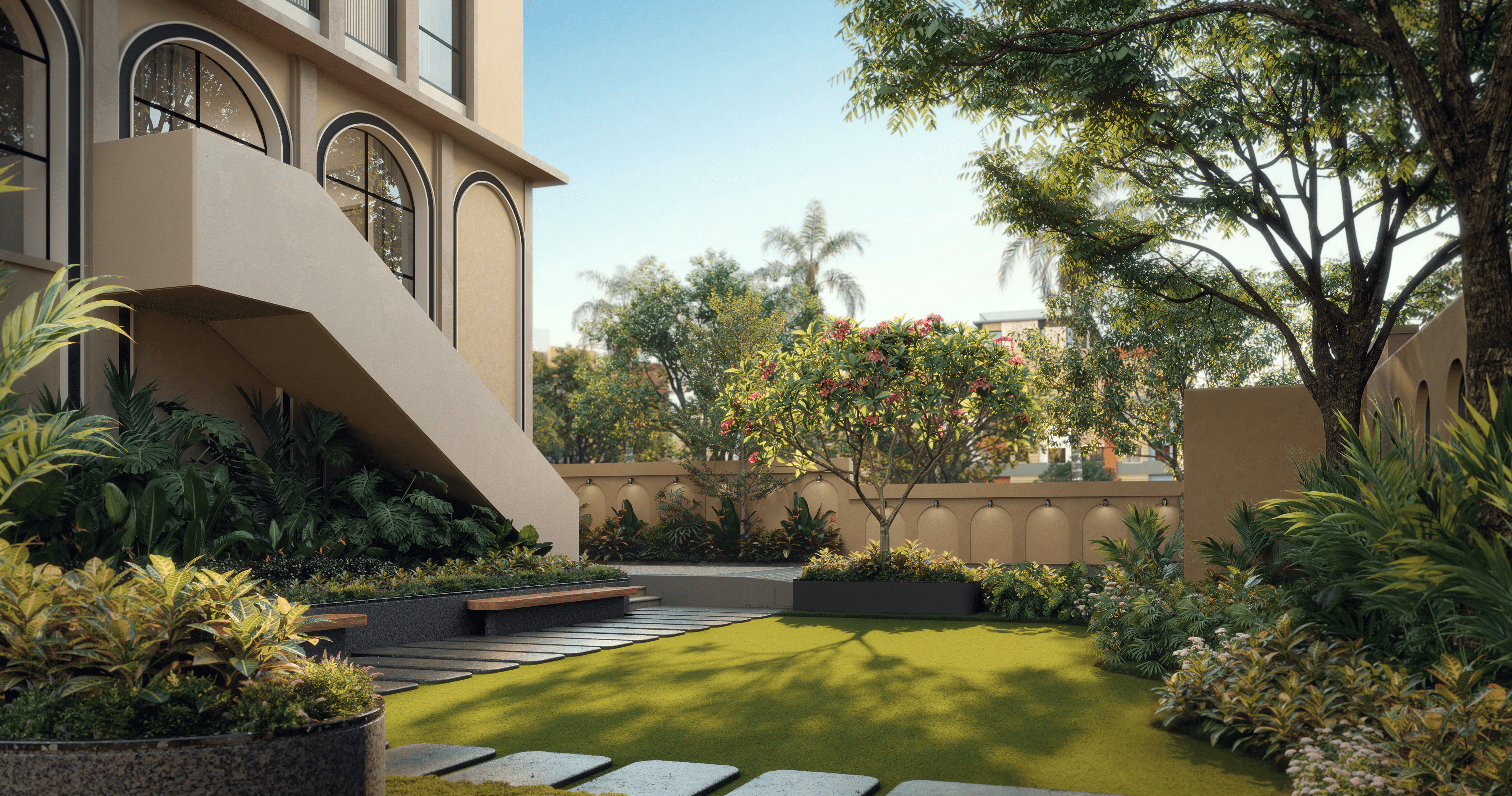 Lawn Ground Entry